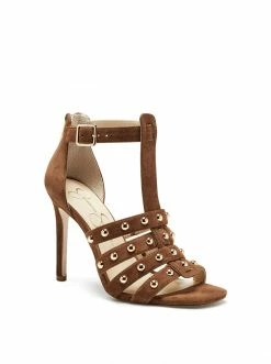 Camuto New Arrivals Oprina High Heel Sandal In Tobacco