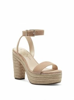 Camuto Symia Platform Sandal In Almond Shoes