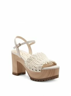 Camuto New Arrivals Timia Platform Sandal In Chalk