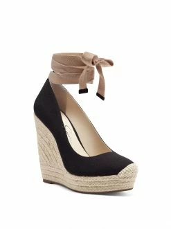 Camuto Zexie Platform Wedge In Black