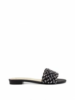 Camuto Aprio Flat Slide In Black