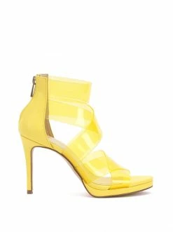 Camuto Dysti High Heel Sandal In Buttercup Shoes