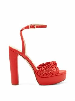 Camuto Immie Platform Sandal In Red