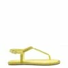 Camuto Oliara Flat T-Strap Sandal In Buttercup Shoes