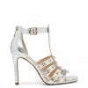 Camuto Oprina High Heel Sandal In Silver New Arrivals