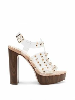 Camuto New Arrivals Rienne Platform Sandal In Clear