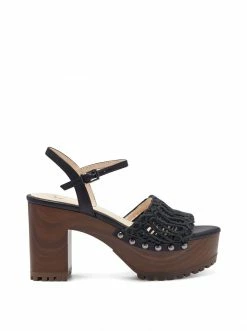 Camuto Timia Platform Sandal In Black Shoes