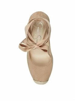 Camuto Zexie Platform Wedge In Almond