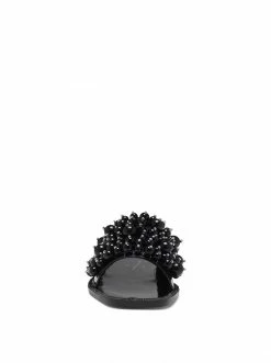 Camuto Shoes Kassime Flat Slide In Black Pearl