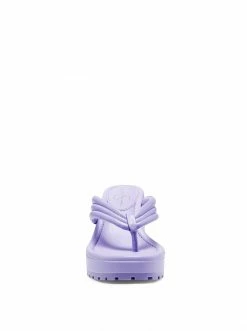 Camuto Kemnie Wedge Slide In Paisley Purple Shoes