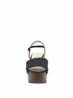 Camuto Timia Platform Sandal In Black Shoes