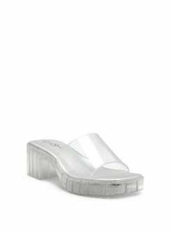 Camuto Gavena Slide In Clear Shoes