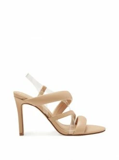 Camuto Krissta High Heel Sandal In Buff Shoes
