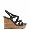 Camuto Simina Platform Wedge Sandal In Black