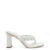 Camuto Shoes Zaliye High Heel Thong Sandal In White
