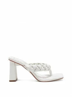 Camuto Shoes Zaliye High Heel Thong Sandal In White