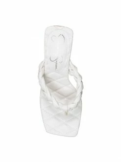 Camuto Shoes Zaliye High Heel Thong Sandal In White