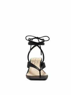 Camuto Sitelli Mid Heel Sandal In Black