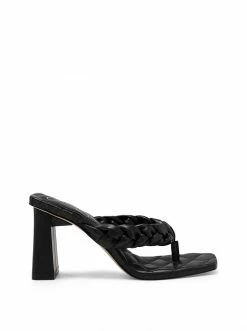 Camuto Zaliye High Heel Thong Sandal In Black Shoes