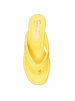 Camuto Shoes Kemnie Wedge Slide In Buttercup