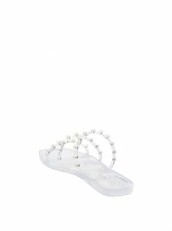 Camuto Jullema Flat Slide In Clear