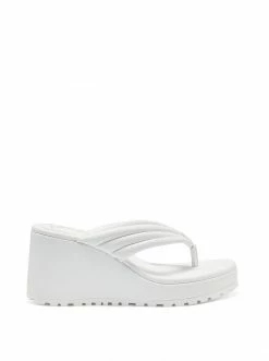 Camuto Kemnie Wedge Slide In White New Arrivals