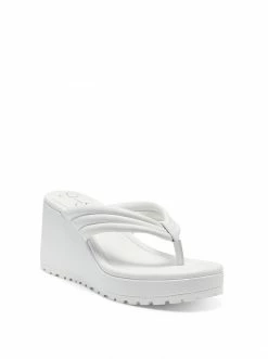 Camuto Kemnie Wedge Slide In White New Arrivals