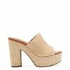 Camuto Shelbie Platform Slide In Natural Shoes