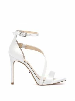 Camuto Shoes Rayli High Heel Sandal In White