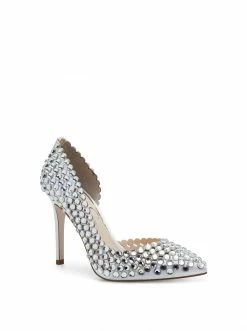 Camuto Preppi High Heel In White Shoes
