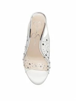 Camuto Jaisey High Heel Slingback In Clear