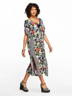 Amerex Tropical Punch Cover Up In Floral Swim