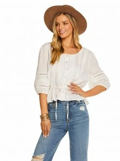 OJG Clothing Twyla Top In Bright White