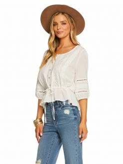OJG Clothing Twyla Top In Bright White
