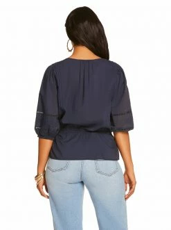 OJG Twyla Top In Black Iris