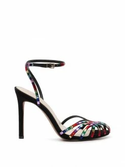 Camuto Jileta High Heel In Black & Rainbow New Arrivals