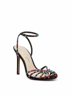 Camuto Jileta High Heel In Black & Rainbow New Arrivals