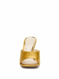 Camuto Sanaa Slide In Satin Brass New Arrivals