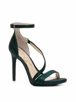 Camuto Rayli High Heel Sandal In Emerald Shoes