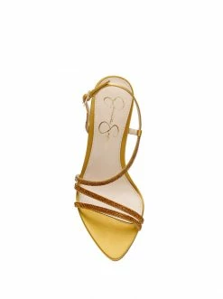 Camuto Pyine High Heel In Satin Brass Shoes