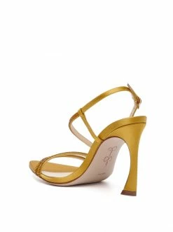 Camuto Pyine High Heel In Satin Brass Shoes