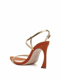 Camuto New Arrivals Pyine High Heel In Gold Snake