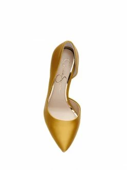 Camuto Prizma D'Orsay Pump In Satin Brass Shoes