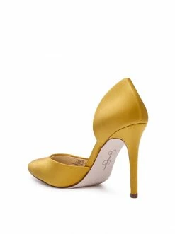Camuto Prizma D'Orsay Pump In Satin Brass Shoes 7 Camuto Prizma D'Orsay Pump In Satin Brass Shoes