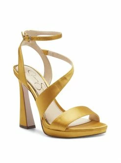 Camuto Friso High Heel In Satin Brass