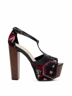 Camuto Dany T-Strap Platform Sandal In Tapestry New Arrivals