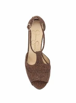 Camuto Shoes Dany T-Strap Platform Sandal In Cheetah