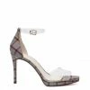 Camuto Daisile High Heel In Clear & Black Shoes