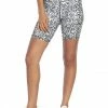 Rockfit Active Tummy Control Bermuda In White Leopard