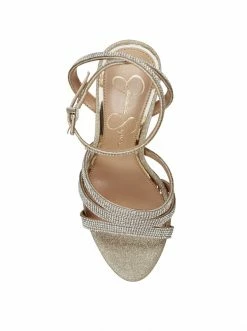 Camuto Shoes Balina Platform Heel In Champagne
